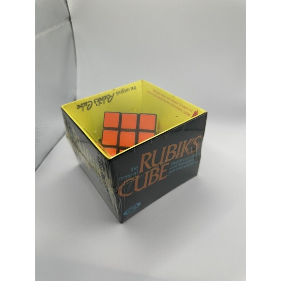 Vintage 1980 The Original Rubik's Cube by Ideal NEW Shrink Wrapped - SEALED